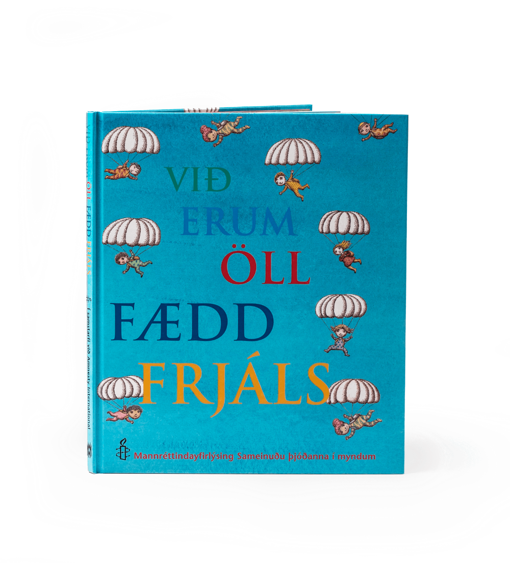 Barnabók - Við erum öll fædd frjáls - Image 1