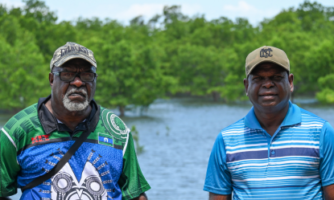 Sögulegt loftlagsmál Pabai og Paul