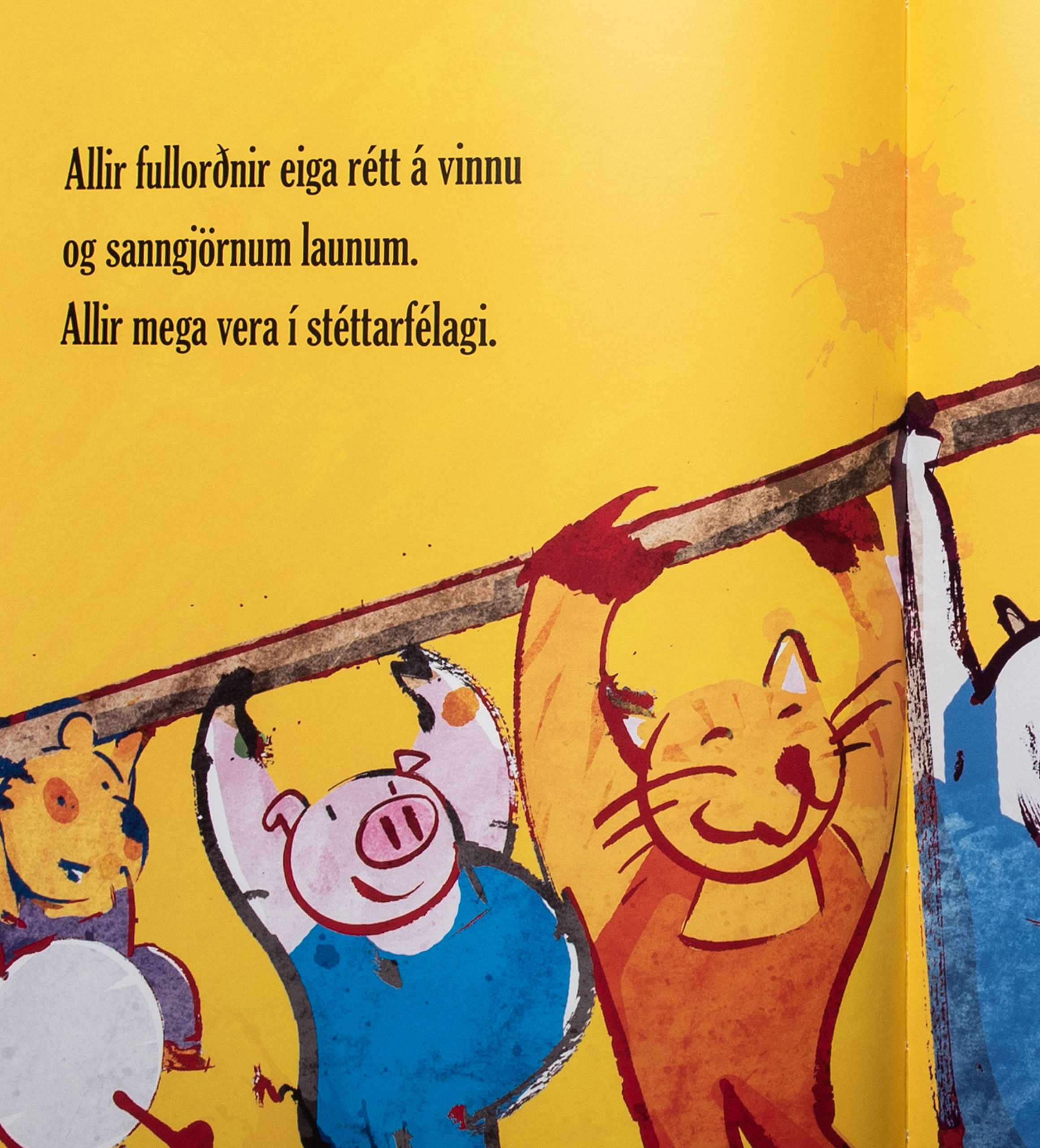 Barnabók - Við erum öll fædd frjáls - Image 2