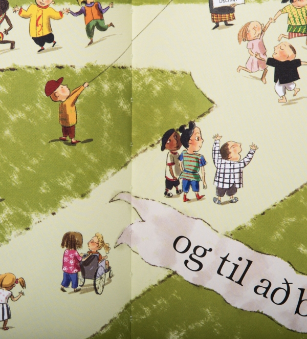 Barnabók - Við erum öll fædd frjáls