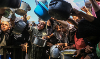 Hungursneyð á Gaza